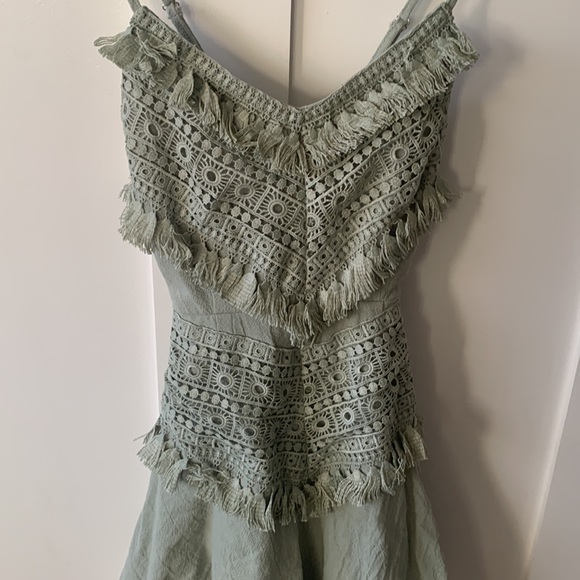 Selfie Leslie Dresses Selfie Leslie Mint Green Boho Dress Poshmark